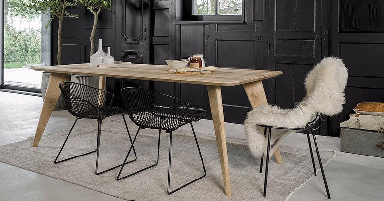 Table à manger extensible Aurora en chêne de coton par S10Home