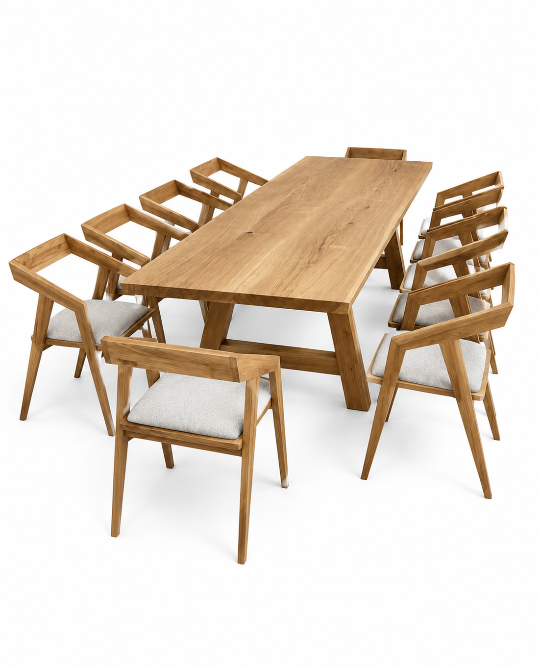 Clara Table à manger extensible en chêne | Bois massif | S10 Home