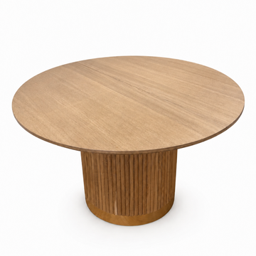 Table à manger extensible en chêne plaqué Chiara 120 cm 