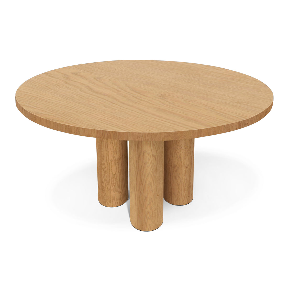 Ella Table de salle à manger ronde extensible en chêne 