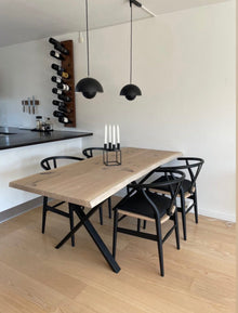 Eva Extendable Dining Table in Cotton Oak | Solid Wood | S10Home