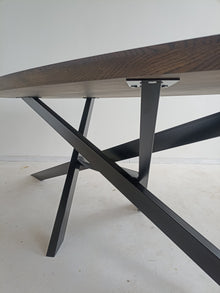 Table à manger ovale en chêne | Bois massif | S10Home
