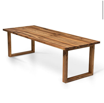 Table de bureau en noyer naturel | Bois massif | S10Home