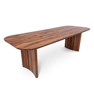 Table à manger Malvin en noyer | Bois massif | S10Home