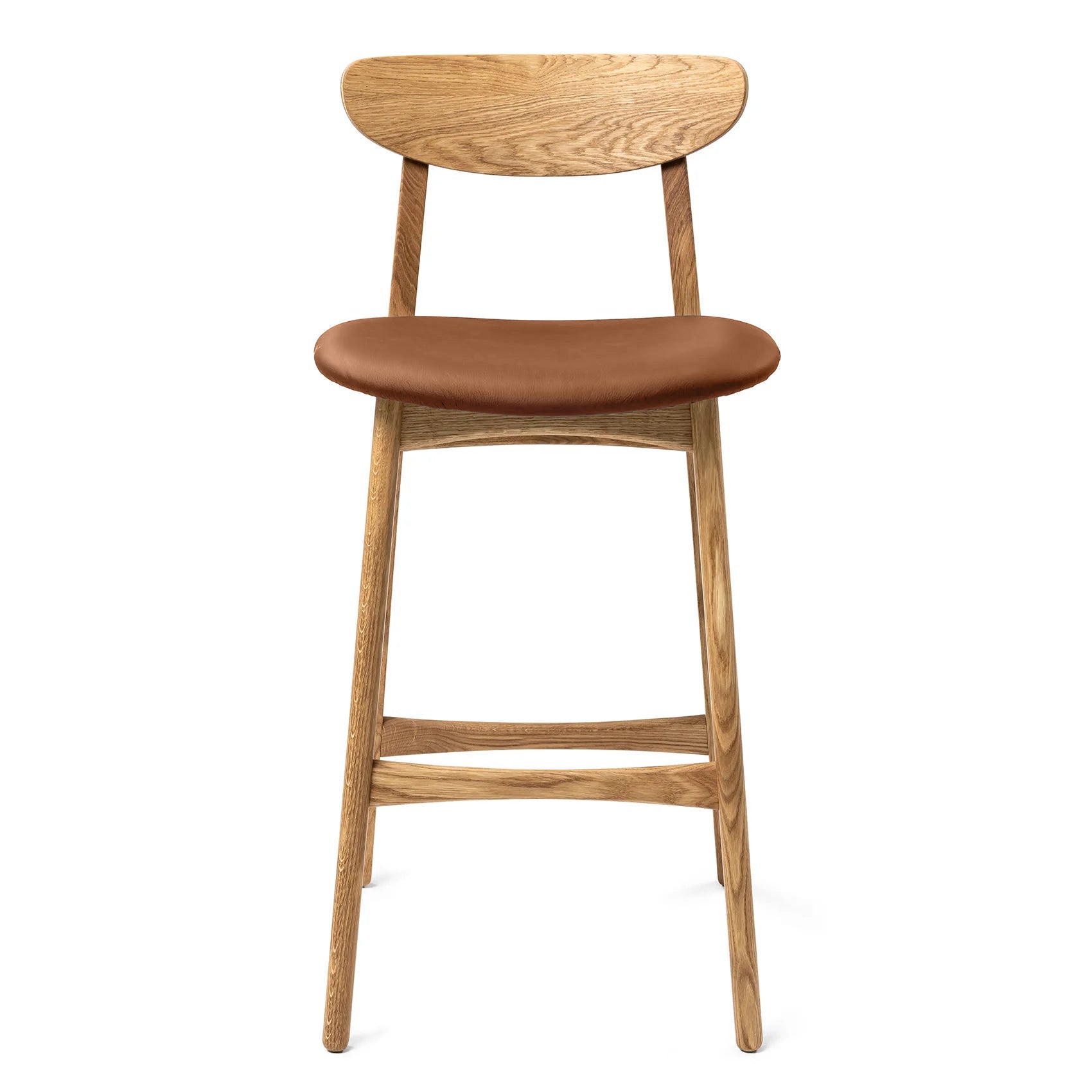Eva Oak Bar Stool | S10Home