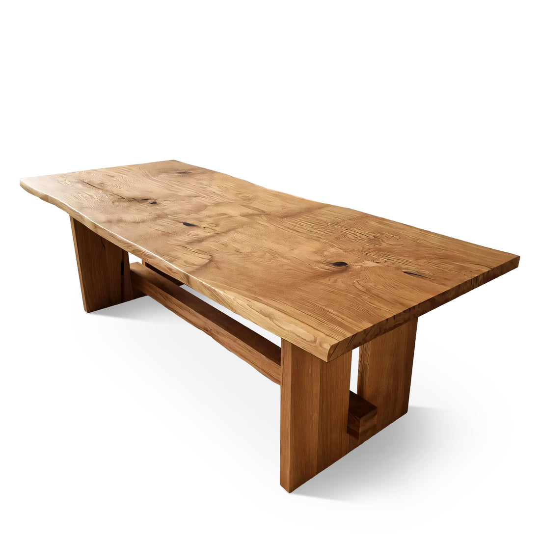 Table de salle à manger en chêne extensible rustique S10home
