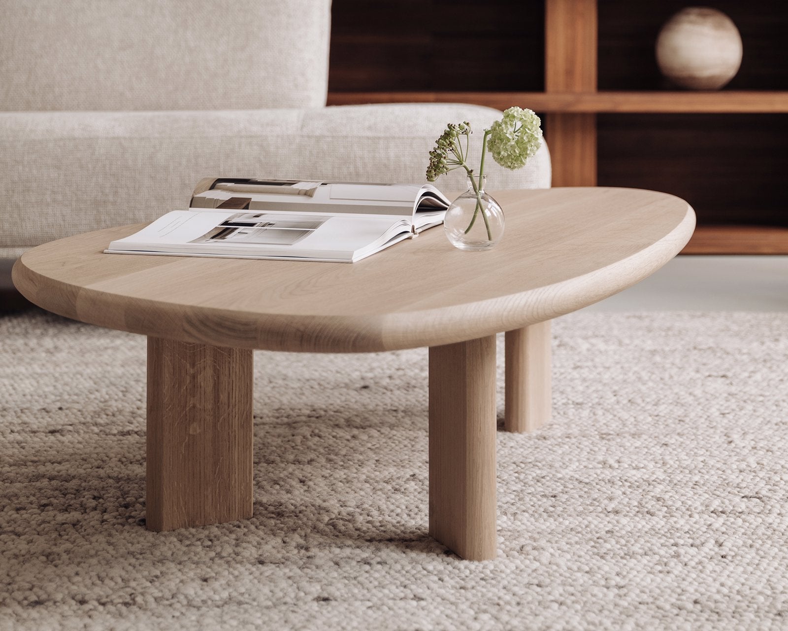 Table basse en chêne de Liv Oak | S10Home