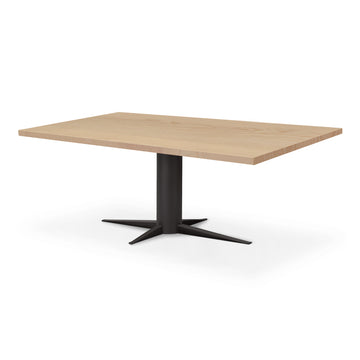 Table en chêne sur piédestal S33 