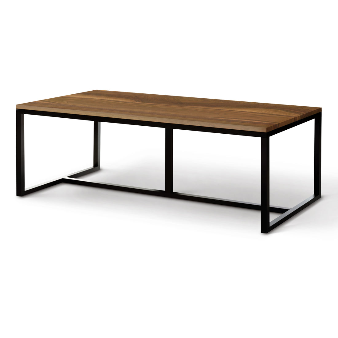 Table N1 à structure métallique en noyer ou en chêne 