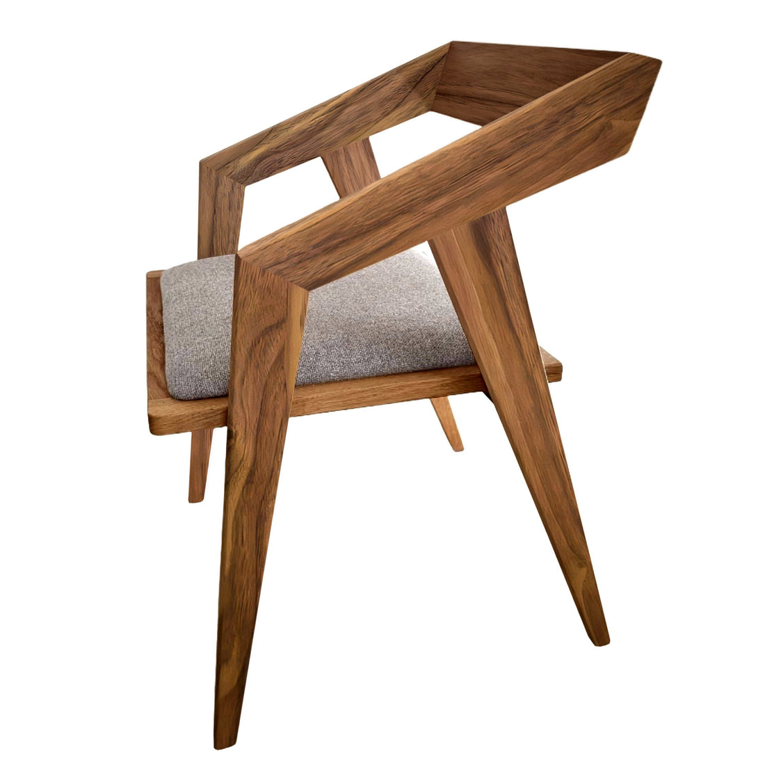 Chaise de salle à manger Vivien en noyer
