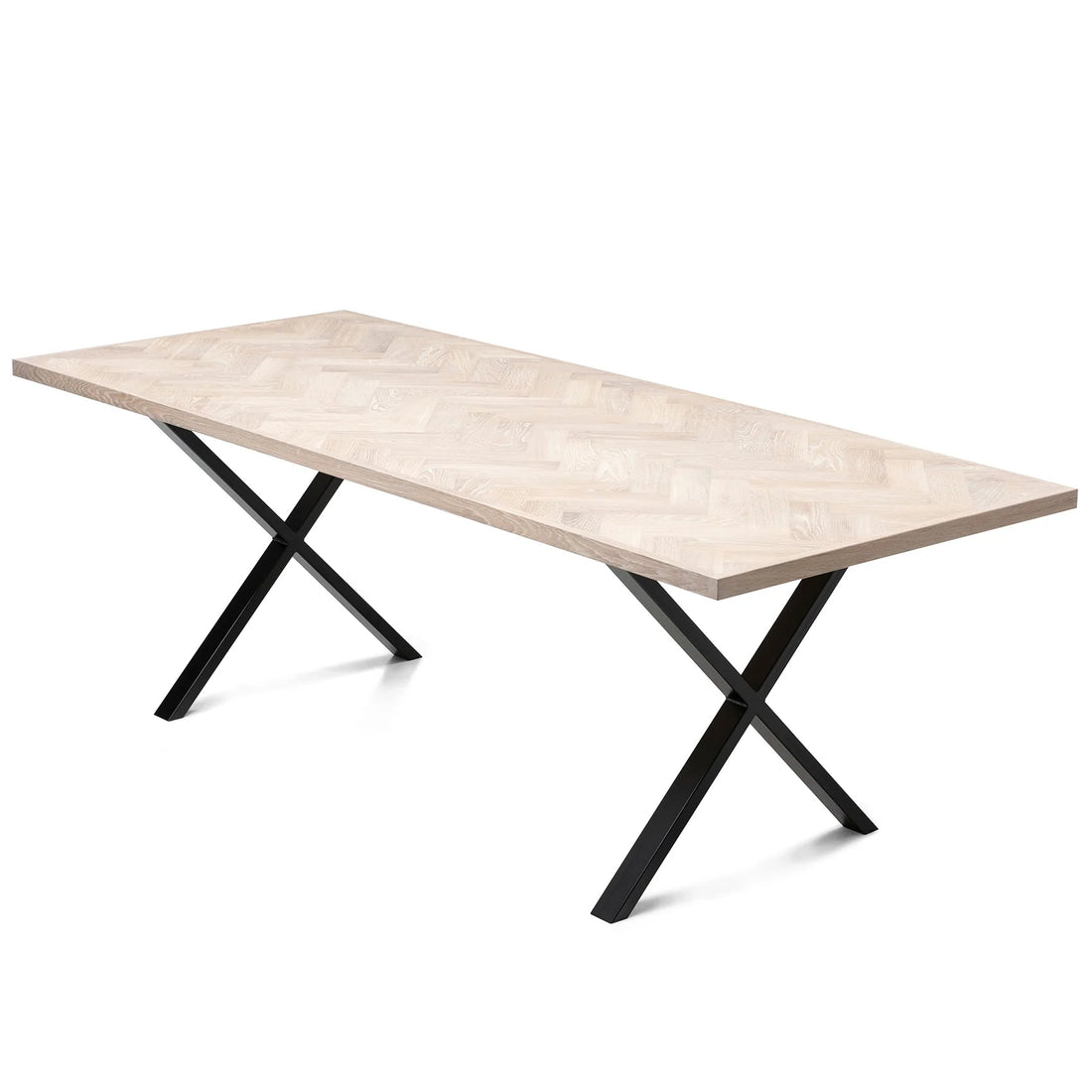 table de salle à manger en chevrons