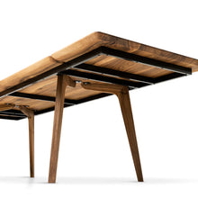 Aurora Extendable Walnut Dining Table| Solid Wood |S10Home
