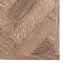 Table basse chevrons Astrid en chêne chocolat | S10Home