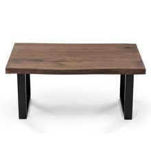 Table basse en noyer chocolat - S10Home