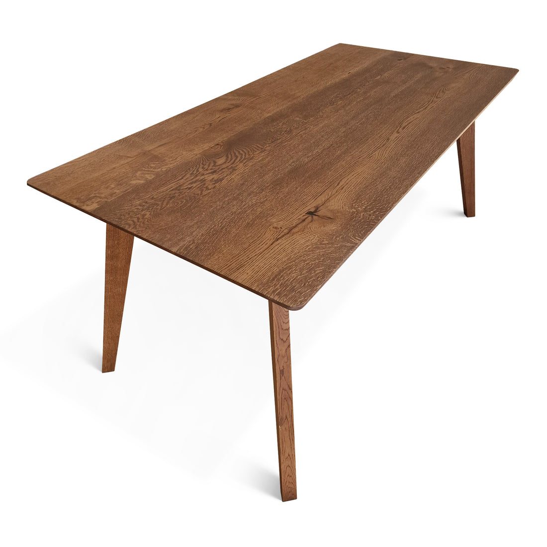 Aurora Oak Dining Table in Chocolate Oak 180cm