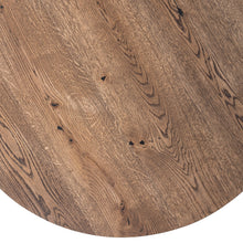 Table basse ronde Beatrice en chêne chocolat | S10Home
