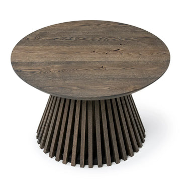 Table basse ronde en chêne Vivien | S10Home