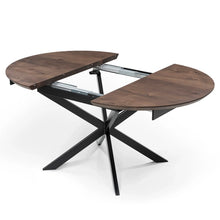 Beatrice Extendable Round Dining Table in Chocolate Oak | S10Home